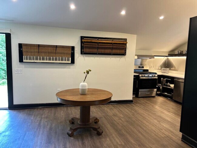 This table has been replaced with a Pottery Barn rectangle wood table and 6 matching chairs. - 6560 Break of Day Rd
