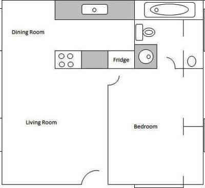 1br/1ba - Village Square