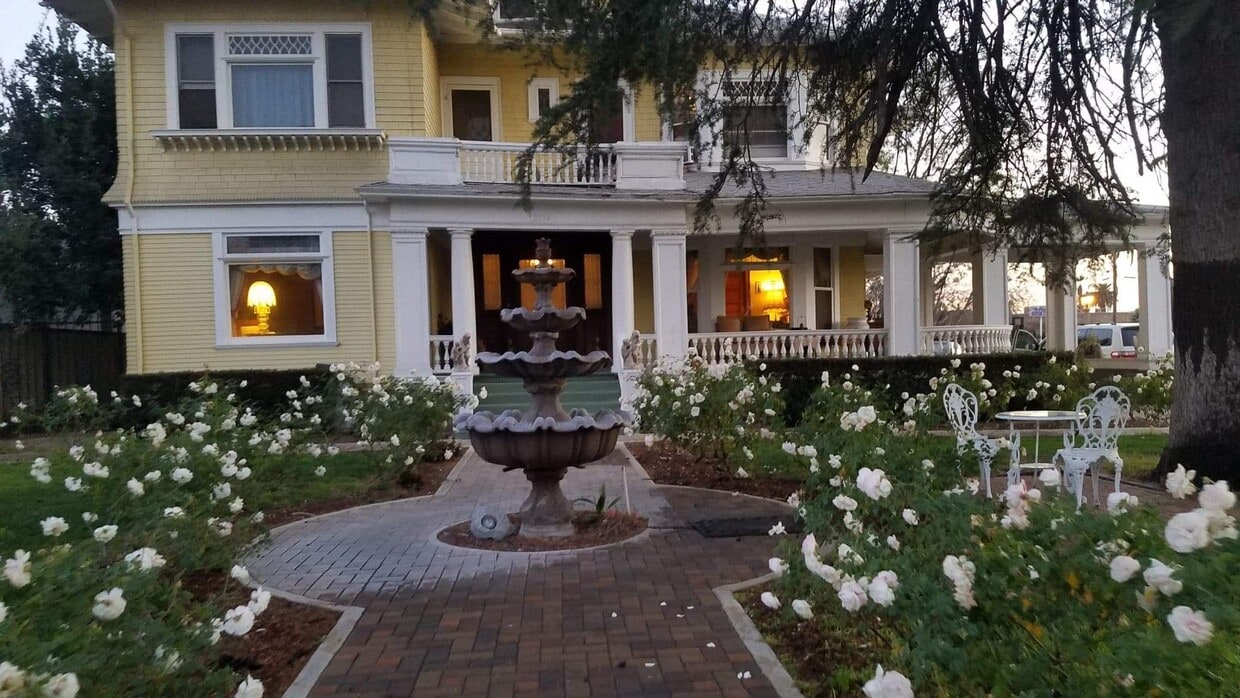 Front Garden at Dusk - 2374 Mission Inn Ave (Riverside, CA)