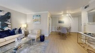 Located at 2400 Yorktown St in Houston's Galleria area, this well-appointed 1-bedroom, 1-bathroom unit offers a thoughtfully designed single-level floor plan. Light wood-style flooring flows throughout, creating a cohesive and clean aesthetic across all rooms.

The living room is a welcoming centerpiece, featuring crown molding, a large bay window that fills the space with natural light, and an open connection to a dedicated dining area — ideal for everyday living and entertaining. The galley-style kitchen is efficiently laid out with white cabinetry, granite-look countertops, a stainless steel refrigerator, and a built-in dishwasher, maximizing both storage and functionality.

The generously sized bedroom offers a comfortable retreat, complete with a ceiling fan, natural light from a window, and direct access to the full bathroom. The bathroom is clean and functional, featuring a tub/shower combination, vanity with stone-look countertop, and wood-style flooring that continues from the rest of the unit.

Throughout the space, neutral wall tones and consistent finishes create a bright, airy atmosphere. The layout makes efficient use of every square foot, offering a comfortable and practical living environment in a prime Houston location.