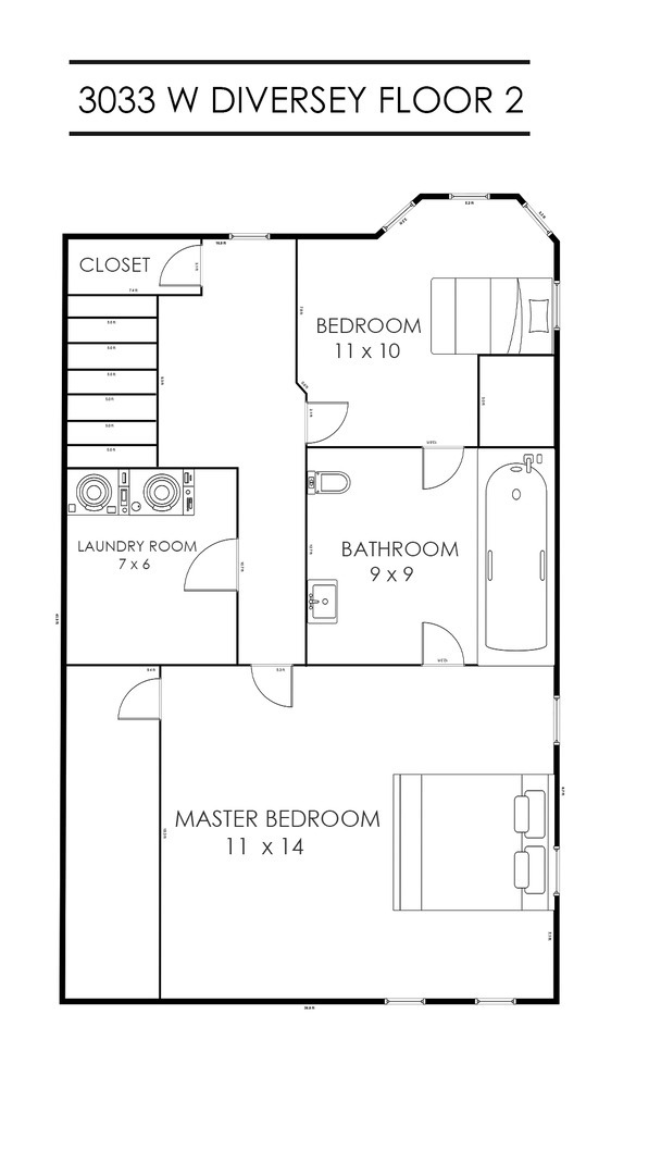Foto del edificio - 3033 W Diversey Ave