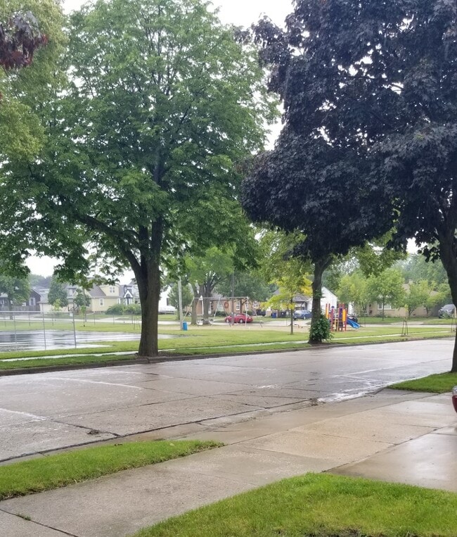 View of park from driveway - 1651 Lathrop Ave