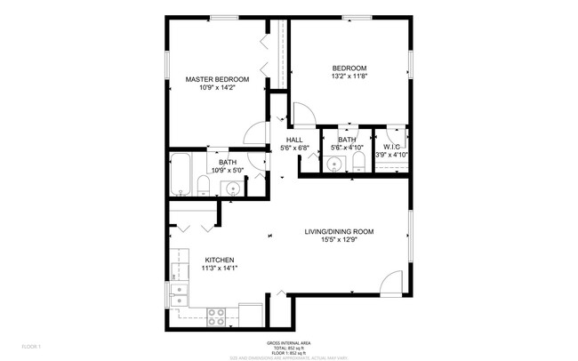Building Photo - Two bedroom, 1.5 bath apartment home at Ha...