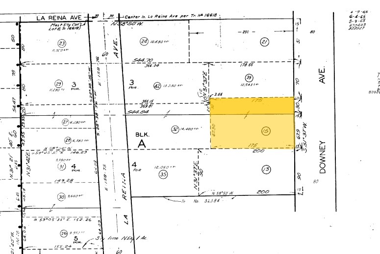 Plat Map - 10327 Downey Ave