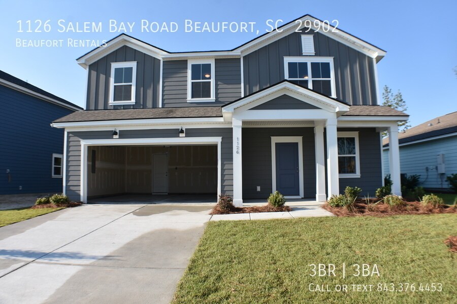 1126 Salem Bay Road Beaufort, SC 29902 House for Rent in Beaufort, SC