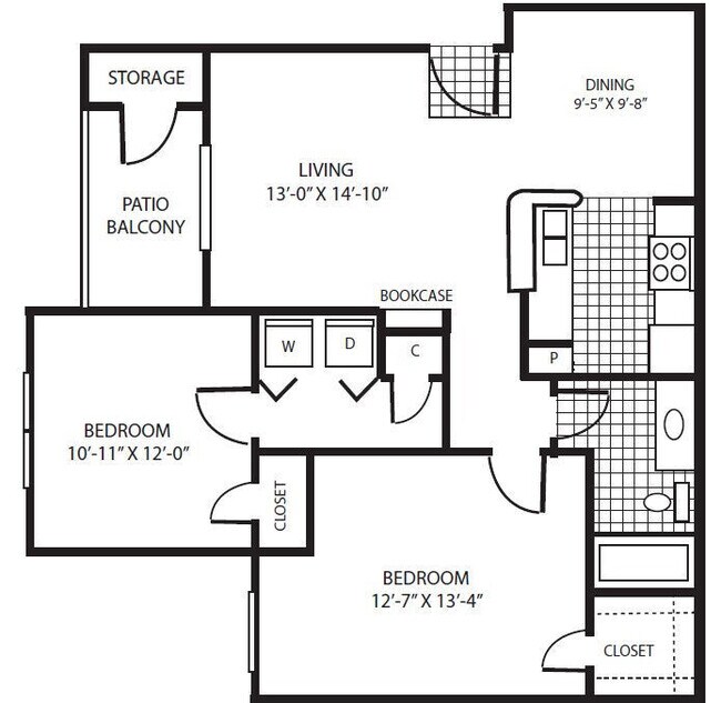 Plano de planta - Treymore At Cityplace