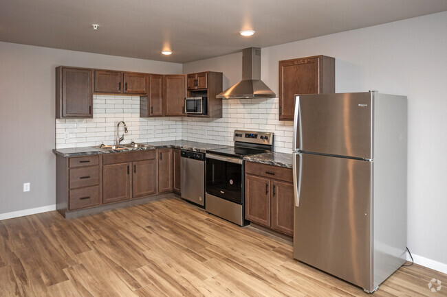 1BR, 1BA - 586SF - Kitchen - The Don