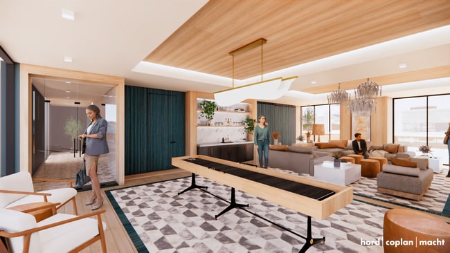 Coming Soon! Newly Renovated Party Room At Lenox Club - Lenox Club Apartments