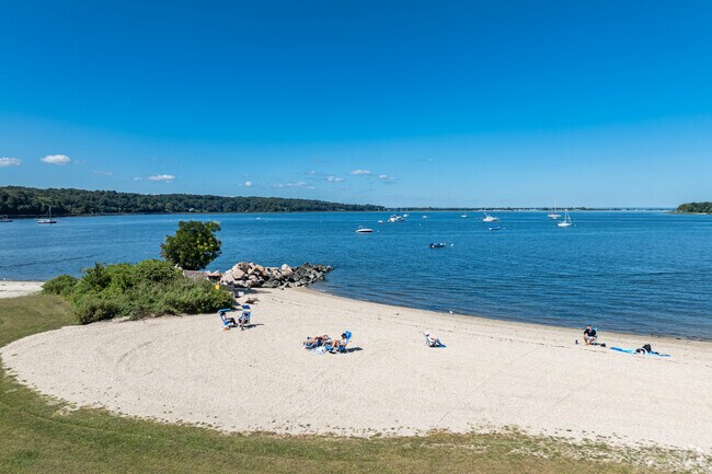 Oyster Bay residents enjoy the peach and tranquility of Theodore Roosevelt Park.