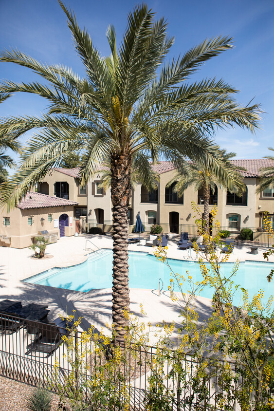 View of pool from condo balcony - 155 N Lakeview Blvd