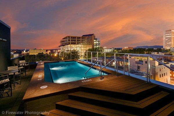 Rooftop Saltwater Pool - 100 East