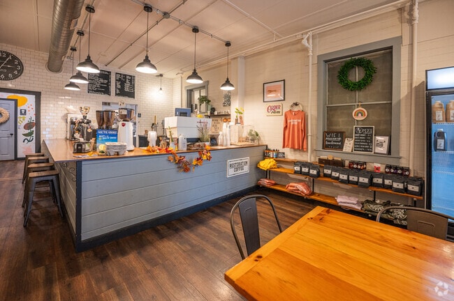 Open bright and early at 6am, Restoration Coffee has been waking Bridgewater up for 10 years