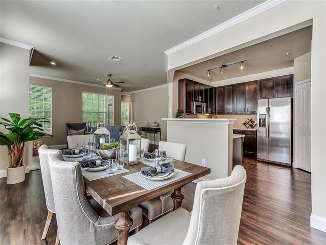 Elegant Dining Room - The Caruth Premier Townhome Apartments