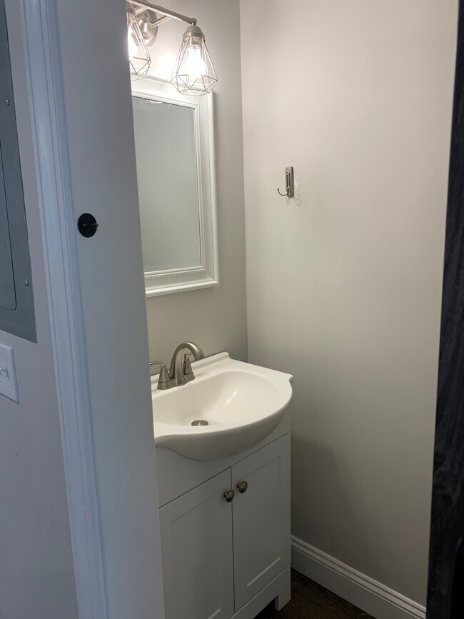 Vanity downstairs bath - 603 5th Street North
