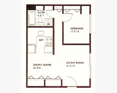 Plano de planta - Chatterton Apartments