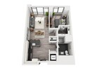 One Bedroom A1AS-PH Penthouse