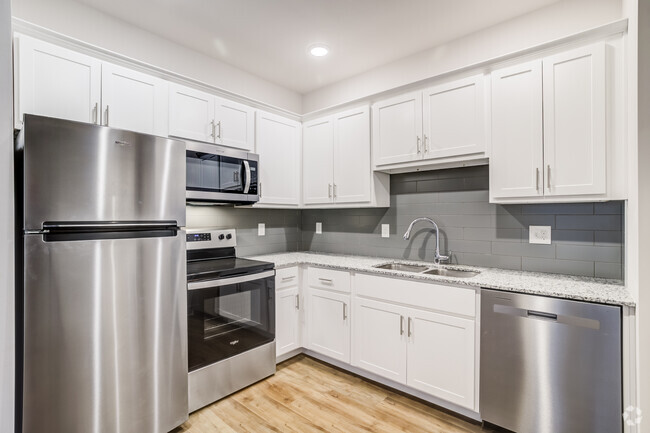 1 BD, 1 BA - Cocina - The Village at Great Acres