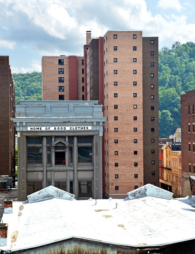 View from the northeast - Vine Street Tower