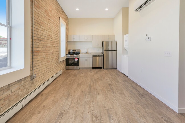 Kitchen and living room - 225 N Sibley Ave