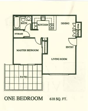 1BR/1BA - Delta Village Apartments