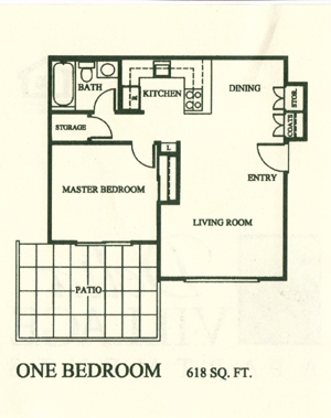 1BR/1BA - Delta Village Apartments