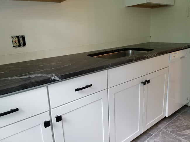 Kitchen with New Cabinets - 1120 New Haven Ave