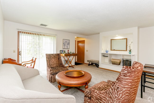 Sala de estar - The Gables Apartments