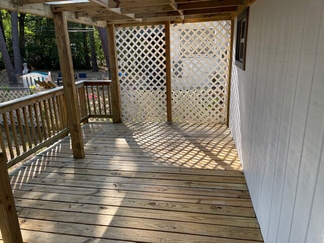 back deck - 3890 51st Ave N