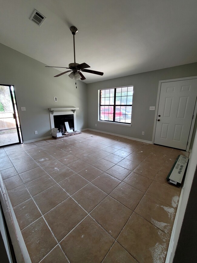 Living room during renovation - 3382 Pine Forest Rd