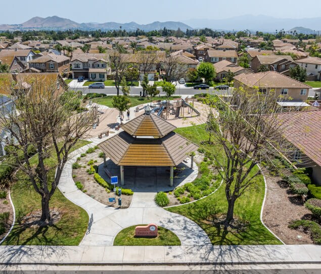 o Cambria Park in Ontario Ranch is a great outdoor recreation and relaxation spot.