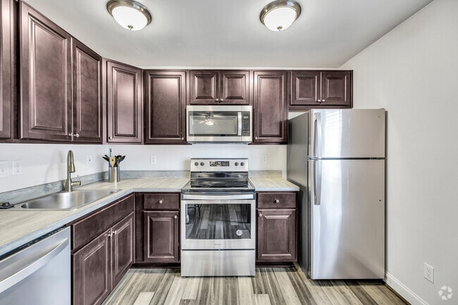 2BR, 1BA - 900SF - Kitchen - Sandy Bay Apartments (Furnished)