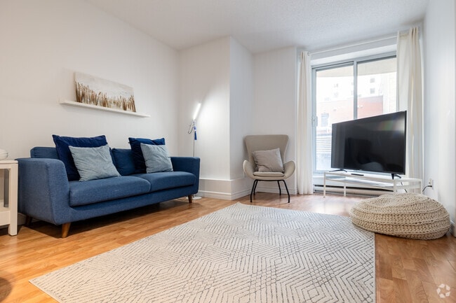 1BR, 1BA - 650SF - Living Room - Le Demetrius