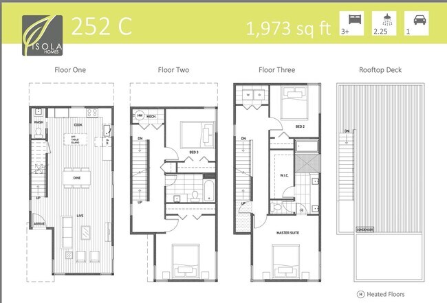 Floor plan for the unit - 114 29th Ave S