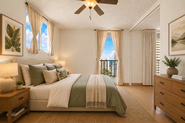 Foto del edificio - Corner 1BR in Waikiki - Diamond Head Views, All Utilities Included