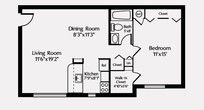 One bedroom