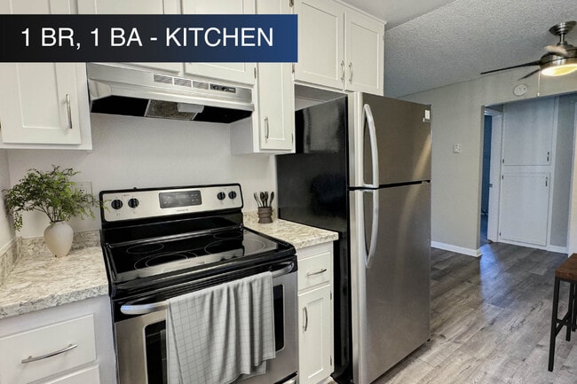 1 BR, 1 BA - Kitchen - Orange Terrace Apartments