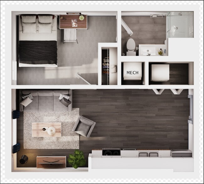 1x1 Acacia - The Carmin Apartments