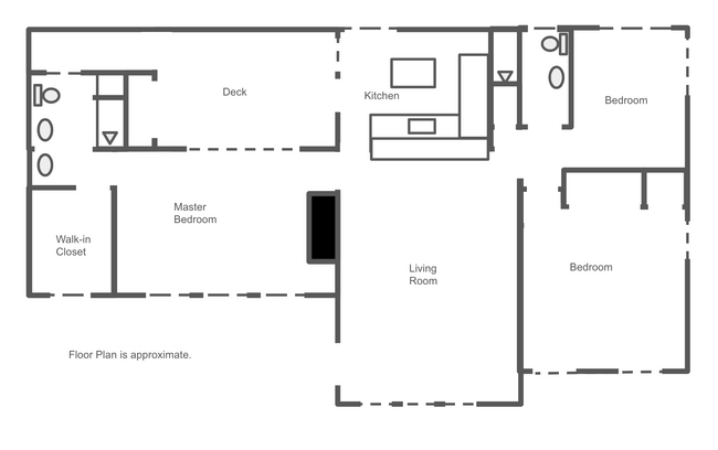 Rough floor plan - 3289 CA-128