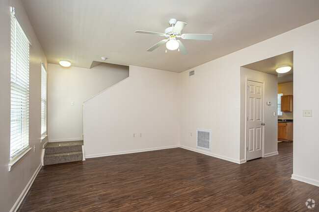 3BR, 2.5BA Townhouse - 1,220SF - Living Room - Harmony Oaks Apartments