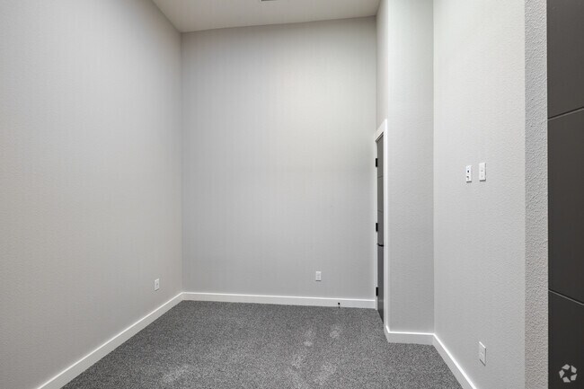 2BR, 1BA - 580SF - The Livery Loft - Bedroom - The Avenue Lofts Golden