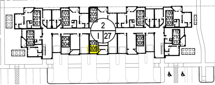 Building Photo - A2 floor plan, top floor