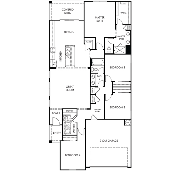 Floorplan - 1870 sq ft - 1983 North 214th Dr