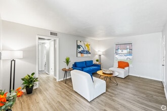 Apartment Living Room - The Hayes Apartments