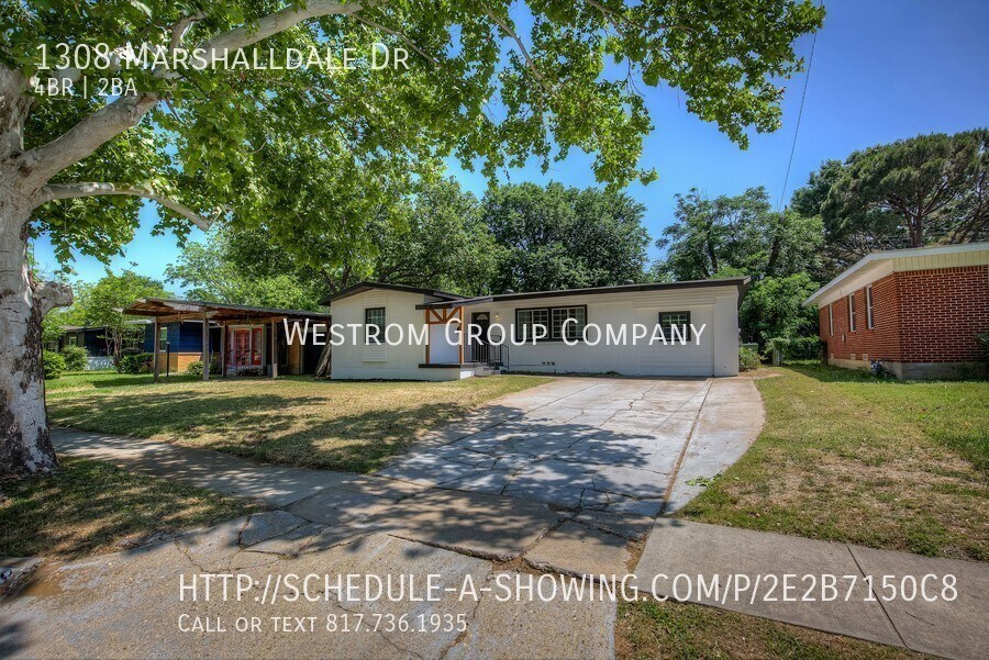 1308 Marshalldale Dr (Arlington ISD) House for Rent in Arlington, TX