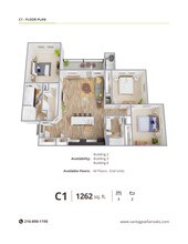 C1 Floor Plan - Vantage at Fair Oaks
