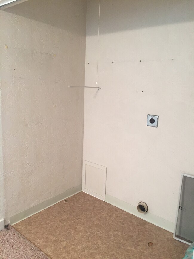 In-suite laundry hookup - 203 East Patterson Avenue