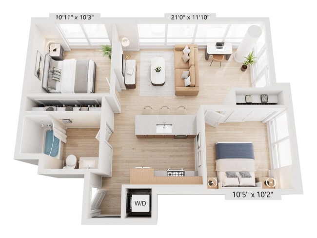 Floorplan B1 - Scheme 1 - Ancora