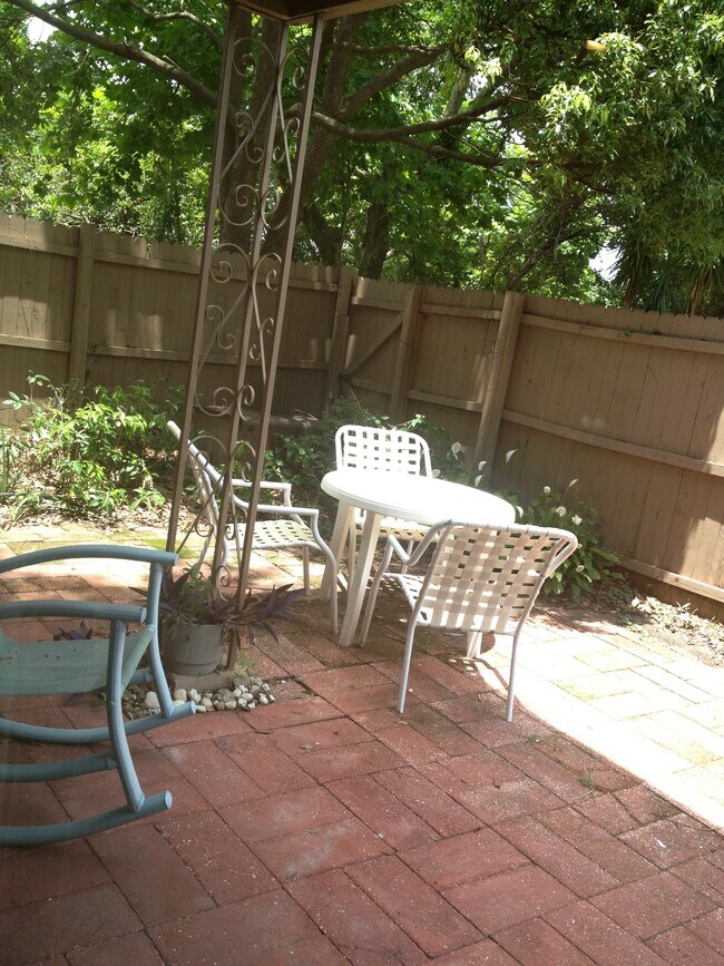 Fenced -In Patio - 336 Georgetown Dr