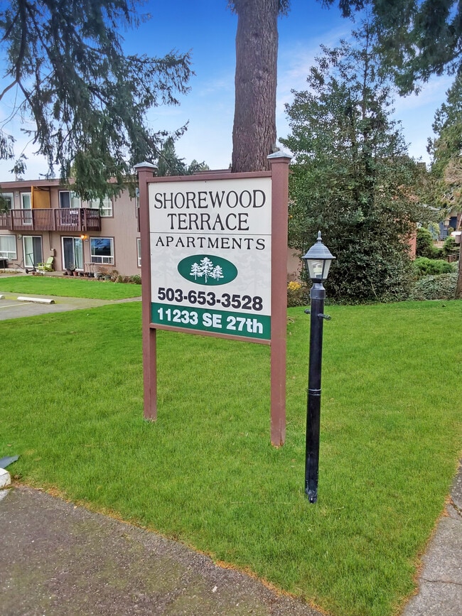 Shorewood Terrace Sign - Shorewood Terrace