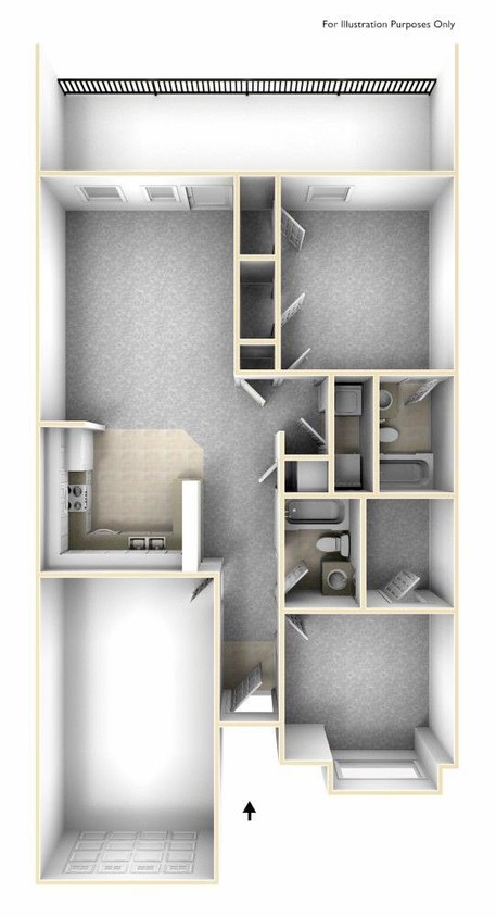 Floorplan - Green Acre Apartments